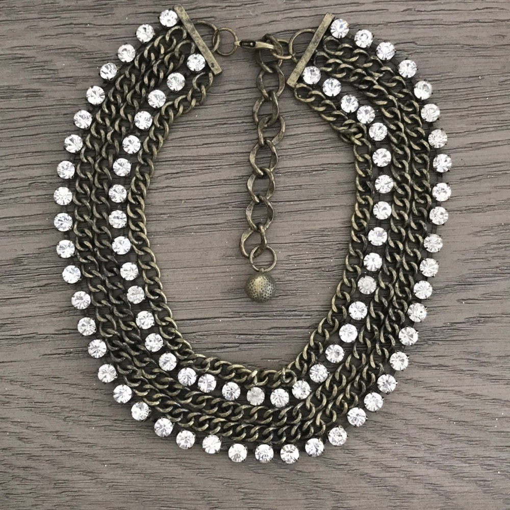 Jeweled chain choker